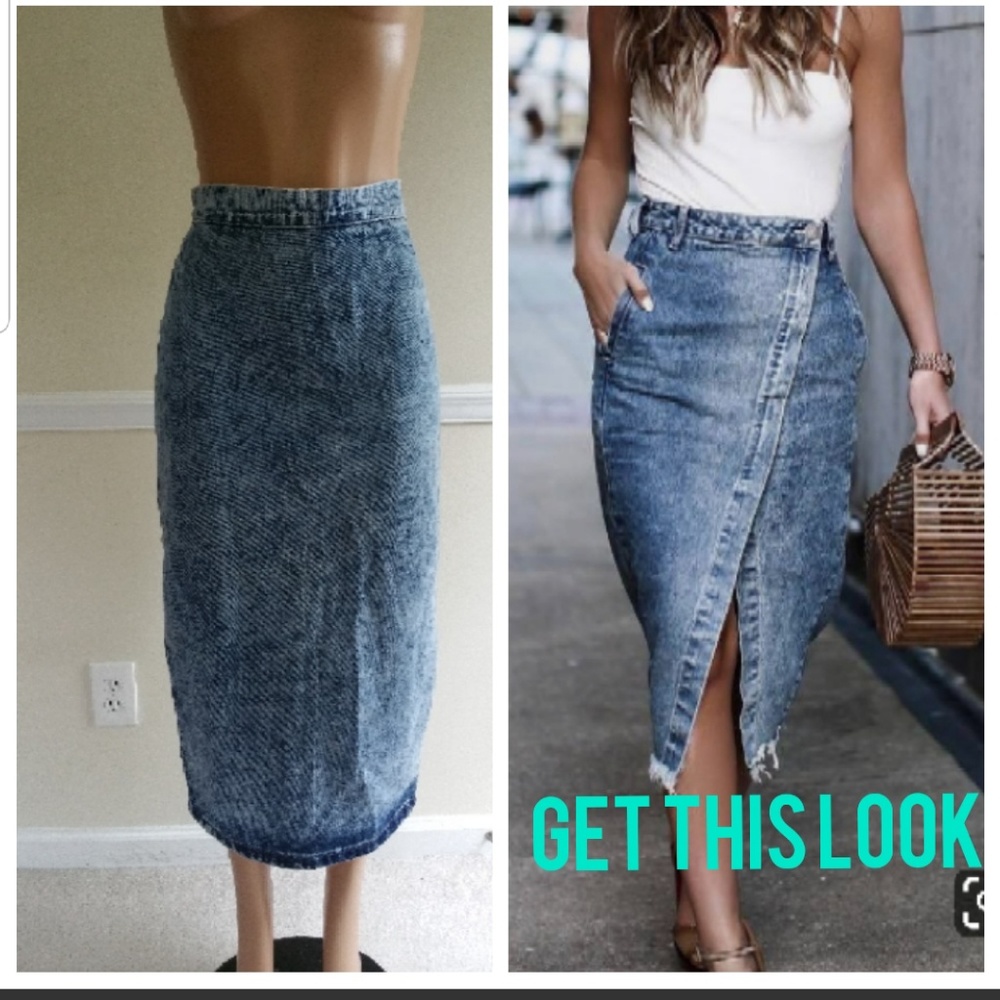 Vintage Bongo Pencil Skirt